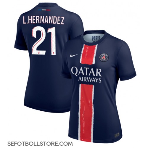 Paris Saint-Germain Lucas Hernandez #21 Replika Hemmatröja Dam 2024-25 Kortärmad